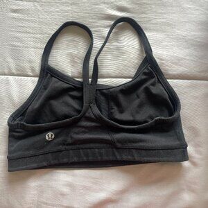 Black Lululemon Y Bra Size 2